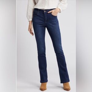 Wit & Wisdom Brittany 'Ab'Solution High Waist Itty Bitty Bootcut Jeans Size 10